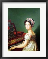 Framed Artist's Daughter at the Clavichord