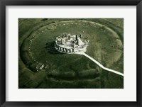 Framed Stonehenge from the air