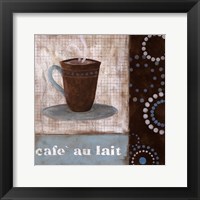 Framed Cafe Au Lait