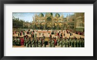 Framed Procession in St. Mark's Square, 1496