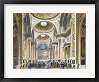 Framed Interior of La Madeleine, Paris