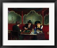 Framed Backgammon Players