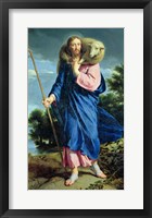 Framed Good Shepherd walking