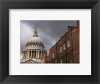 Framed St Pauls Cathedral in London