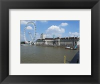 Framed London Eye and the Aquarium