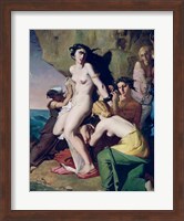 Framed Andromeda Tied to the Rock by the Nereids, 1840