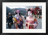 Framed Geishas, Kyoto, Honshu, Japan
