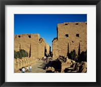 Framed Avenue of Sphinxes, Temples of Karnak, Luxor, Egypt