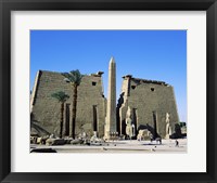 Framed Temple of Luxor, Luxor, Egypt