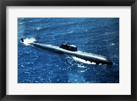 Framed Soviet Victor 1 Class Nuclear-Powered Attack Submarine