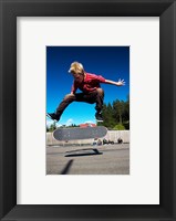 Framed Skateboarder