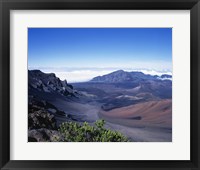 Framed Haleakala Crater Haleakala National Park Maui Hawaii, USA