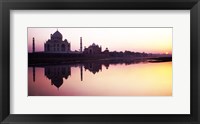 Framed Silhouette of the Taj Mahal, Agra, Uttar Pradesh, India