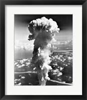 Framed Clouds formed by an atomic explosion