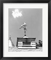 Framed Weather Vane of Leaping Deer