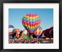 Framed Hot air balloons at Albuquerque Balloon Fiesta, Albuquerque, New Mexico, USA