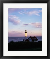 Framed Portland Head Lighthouse Vertical Cape Elizabeth Maine USA