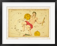 Aquarius, Pices Australis & Ballon Aerostatique Constellation Framed Print