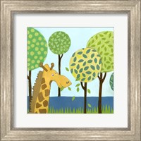 Framed 'Jungle Fun III' border=