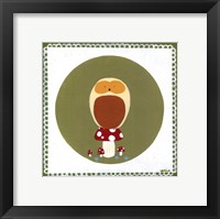 Owl Cameo III Framed Print