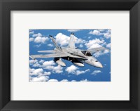 Framed USMC FA-18 Hornet