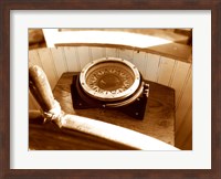 Framed Classic Nautical Compass