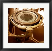 Framed HMS Belfast - Admiral's Bridge Compass