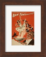 Framed Bon-Ton Burlesquers With Server