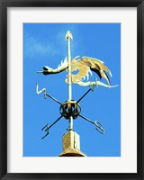 Framed Weathervane on the Church of St Michael