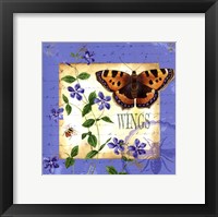Framed Butterfly Meadow II