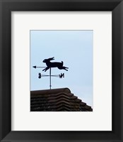 Framed Rabbit Weathervane