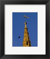 Framed Weathervane on Hanslope Church