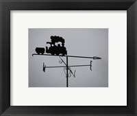 Framed Train Weathervane