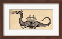 Framed Medieval Dragon II