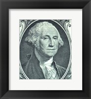 Framed George Washington Dollar