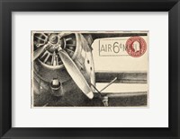 Small Vintage Air Mail II Framed Print