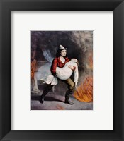 Framed American Fireman