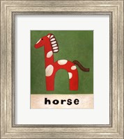 Framed H is for Horse