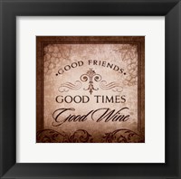 Framed Wine Inspiration I