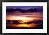 Framed Kihei Sunset