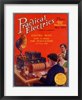 Framed Practical Electrics March 1924 Cover