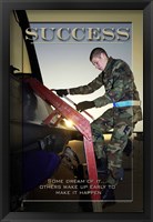 Framed Success Affirmation Poster, USAF