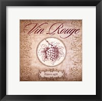 Wine Label I Framed Print