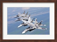 Framed Two F-A-18 Hornets