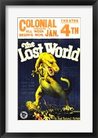 Framed Lost World Film Poster, 1925