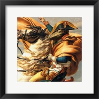 Napoleon Raptor Crossing the Alps Framed Print