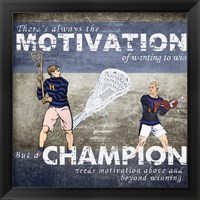 Framed Motivation of Wanting to Win