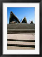 Framed Low angle view of an opera house, Sydney Opera House, Sydney, New South Wales, Australia