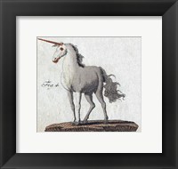 Framed Bertuch Unicorn