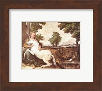 Framed Domenichino Unicorn Pal Farnese